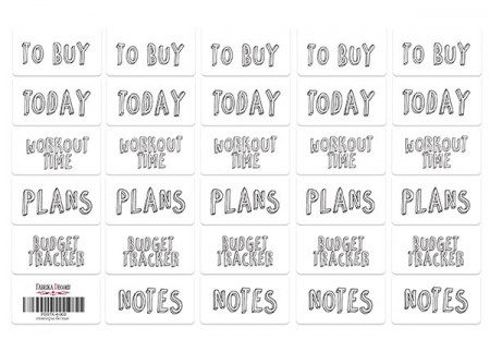 Набор наклеек (стикеров) для планеров и  журналинга #4-003, Фабрика Декора   , купить - БлагоЛис