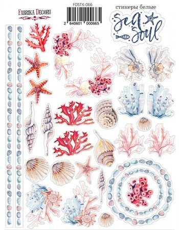 Набор наклеек (стикеров) #066, Sea soul 1, Фабрика Декора , купить - БлагоЛис