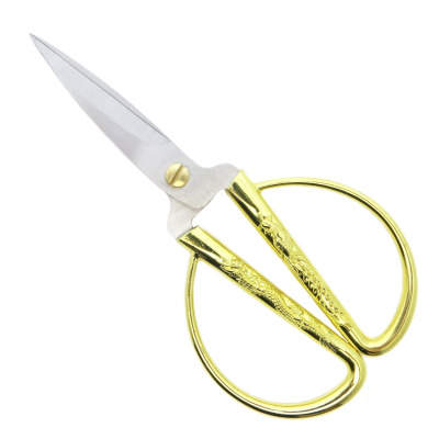 Ножницы для творческих работ "Crafty tailor" NR-01, 13,9см (Позолоченные ручки)