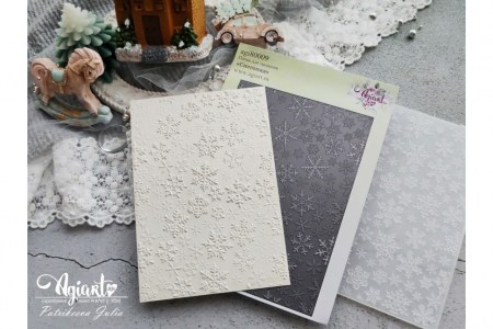 Папка для тиснения 3D "Снегопад", ТМ Agiart, купить - БлагоЛис