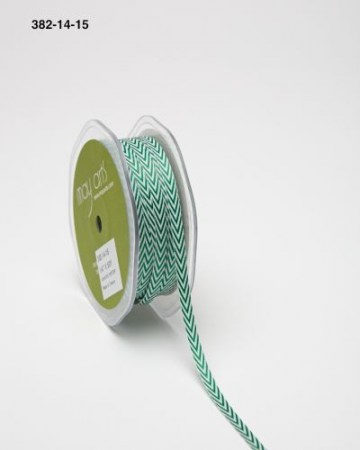 Твилловая лента, цвет зеленый, ширина 0,63 см, May arts 382-14-15, цена за 1 ярд ( 90 см ), купить - БлагоЛис