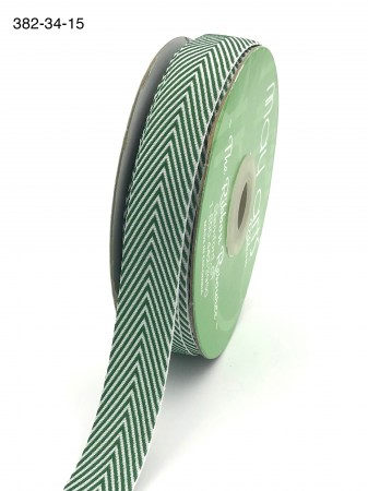 Твилловая лента, цвет зеленый, ширина 1,9 см, May arts 382-34-15, цена за 1 ярд ( 90 см ), купить - БлагоЛис
