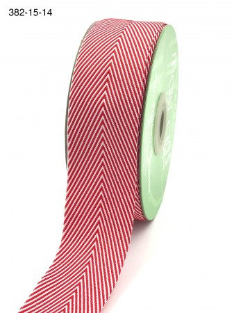 Твилловая лента, цвет красный, ширина 3,8 см, May arts 382-15-14, цена за 1 ярд ( 90 см ), купить - БлагоЛис