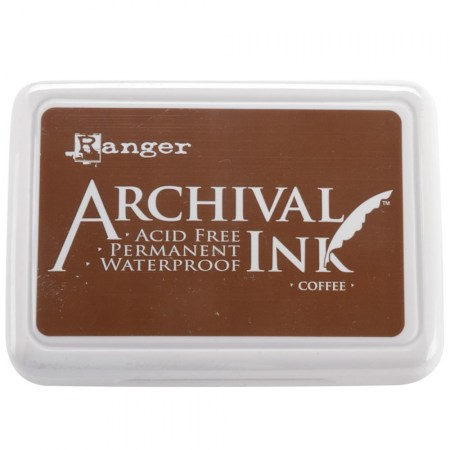 Подушка чернильная Ranger Archival Ink, цвет coffee, чернила архивные, перманентные., купить - БлагоЛис