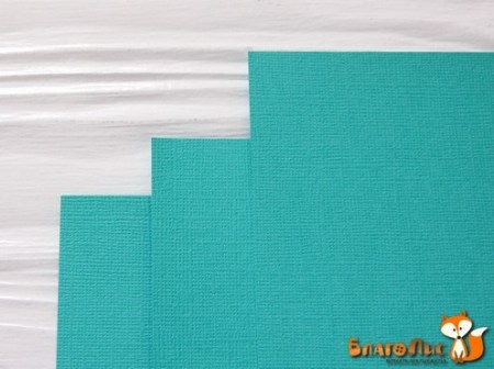 Кардсток текстурированный,цвет бирюзовый, 30,5 * 30,5, плотность 216 г/м, ТМ KDS , купить - БлагоЛис