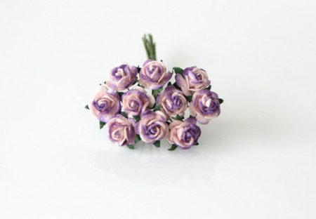 Mini роза 1 см, Сиреневый + розовый 339, купить - БлагоЛис