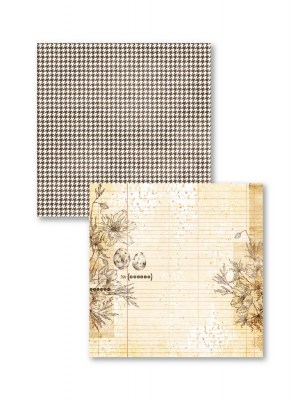 Набор бумаги "Тайны леса", 10 двусторонних листов + 1 лист с элементами для вырезания + бонус, размер 20 х 20 см, плотность 190 гр\м2, ТМ Eco Paper 