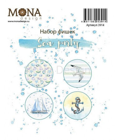 Набор фишек Mona Design Sea Party, 4 шт, купить - БлагоЛис