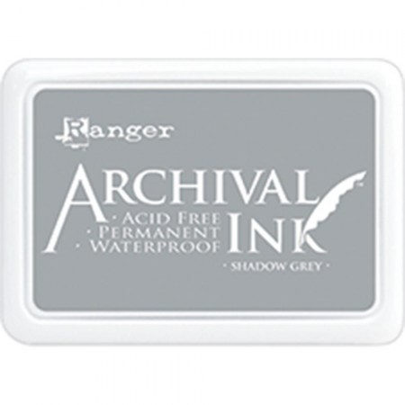 Подушка чернильная Ranger Archival Ink, цвет shadow grey, чернила архивные, перманентные., купить - БлагоЛис