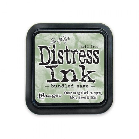 Чернильная подушка Tim Holtz Distress Ink Pad, цвет Bundled Sage (связанный шалфей), 5х5 см, ТМ Ringer  , купить - БлагоЛис