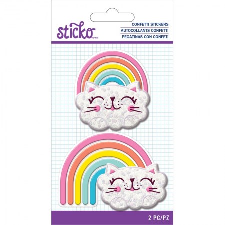 Стикеры-шейкеры "Cat Rainbow", Sticko, купить - БлагоЛис