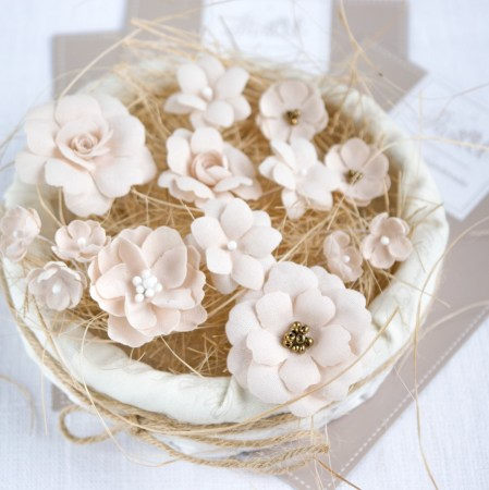 Набор цветов "Бежевый микс", ТМ Pastel flowers, купить - БлагоЛис