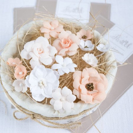 Набор цветов "Персиковый микс", ТМ Pastel flowers, купить - БлагоЛис