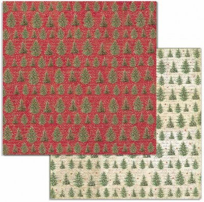 Набор двусторонней бумаги для скрапбукинга  CLASSIC CHRISTMAS 30,5 х 30,5 см, 190 гр, 12 двусторонних листов, Stamperia