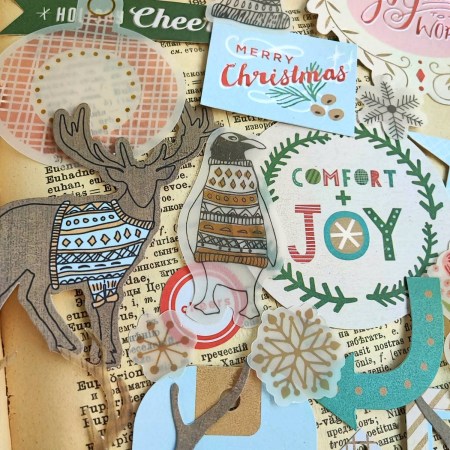 Набор высечек из бумаги и кальки "Merry Christmas", 43 шт., купить - БлагоЛис