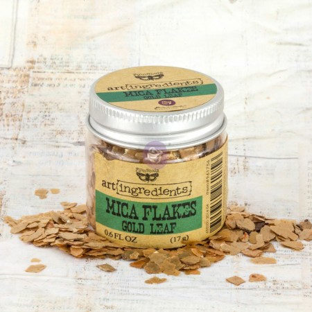 Топпинг Акриловые хлопья Mica Flakes: Gold Leaf, Prima Marketing , купить - БлагоЛис