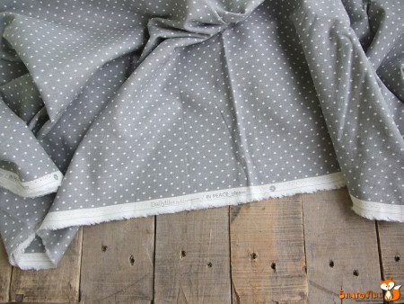 Ткань Dailylike "Серый лён", 100% лен, плотность 260г/м2, отрез 75х45 см, купить - БлагоЛис