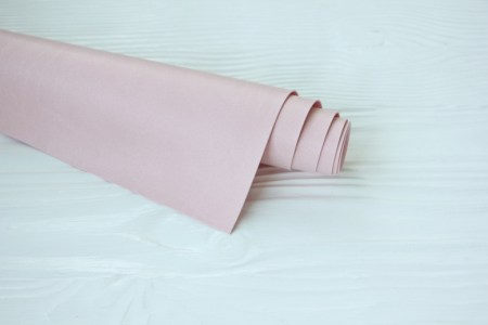 Переплетная экокожа матовая, светло-розовая, отрез 35 х 50 см, Италия , купить - БлагоЛис