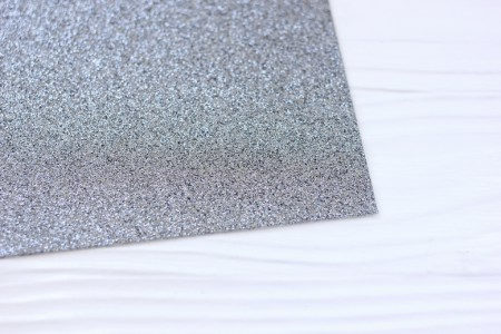 Кардсток с глиттером Kaiser craft, цвет серый Steel, 30,5 х 30,5 см, плотность 350 грамм , купить - БлагоЛис