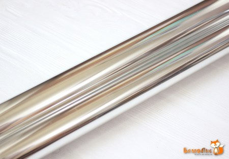 Термотрансферная пленка, цвет серебряный зеркальный, 25 х 25 см, купить - БлагоЛис