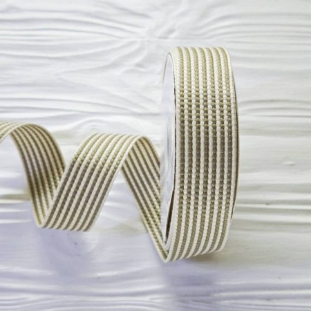 Лента стеганая двуцветная болотная 25 мм, DIY Ribbon's, цена за 1 ярд ( 90 см ), купить - БлагоЛис