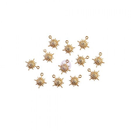 Набор металлических украшений Snowflakes, коллекция Sugar Cookie, 12 штук, ТМ Prima Marketing, купить - БлагоЛис
