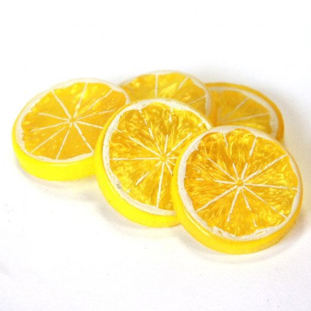 Декративная долька лимона 5,2 х 0,5  см , купить - БлагоЛис