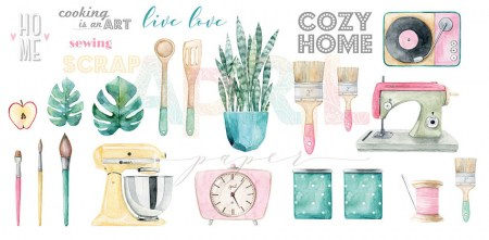 Набор высечек "Cozy home", 26 элементов, купить - БлагоЛис